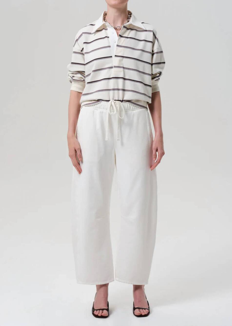 NEW CITIZENS OF HUMANITY miro casual sweatpant in off white